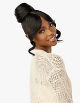 SENSATIONNEL LULU BUN WITH HD LACE PARTING UPDO UNIT 2