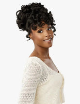 SENSATIONNEL LULU BUN WITH HD LACE PARTING UPDO UNIT 7