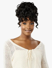 SENSATIONNEL LULU BUN WITH HD LACE PARTING UPDO UNIT 7