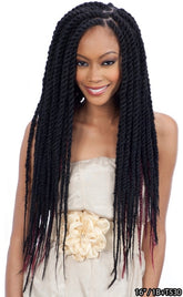 Freetress Equal Synthetic Braid Double Strand Style Cuban Twist Braid 16"