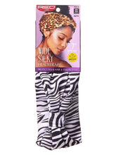 RED BY KISS WIDE DRY FIT HEADWRAP ZEBRA