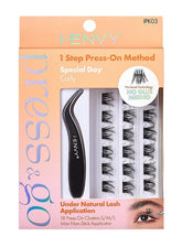 I ENVY BY KISS PRESS & GO PRESS ON CLUSTER LASHES ALL-IN-ONE KIT SPECIAL DAY