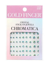 KISS GOLD FINGER NAIL ART CRYSTAL STICK-ON JEWELS CHROMATICA