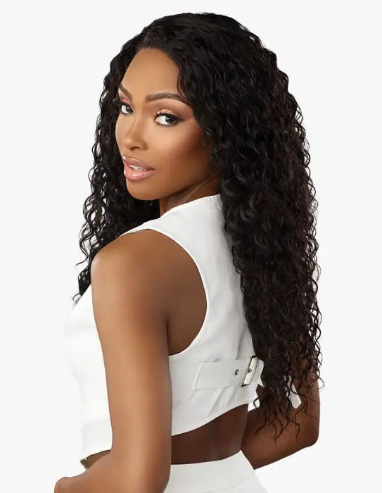 SENSATIONNEL 100% VIRGIN HUMAN HAIR 13A 13X4 HD LACE FRONTAL WIG DEEP 28"