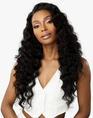 SENSATIONNEL 100% VIRGIN HUMAN HAIR 13A 13X4 HD LACE FRONTAL WIG LOOSE WAVE