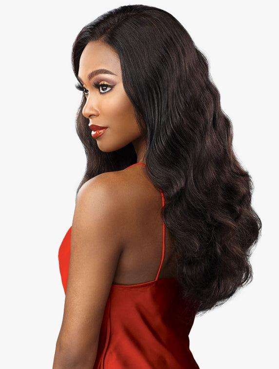 SENSATIONNEL 100% VIRGIN HUMAN HAIR 15A 13X4 FRONTAL HD LACE WIG BODY WAVE 24