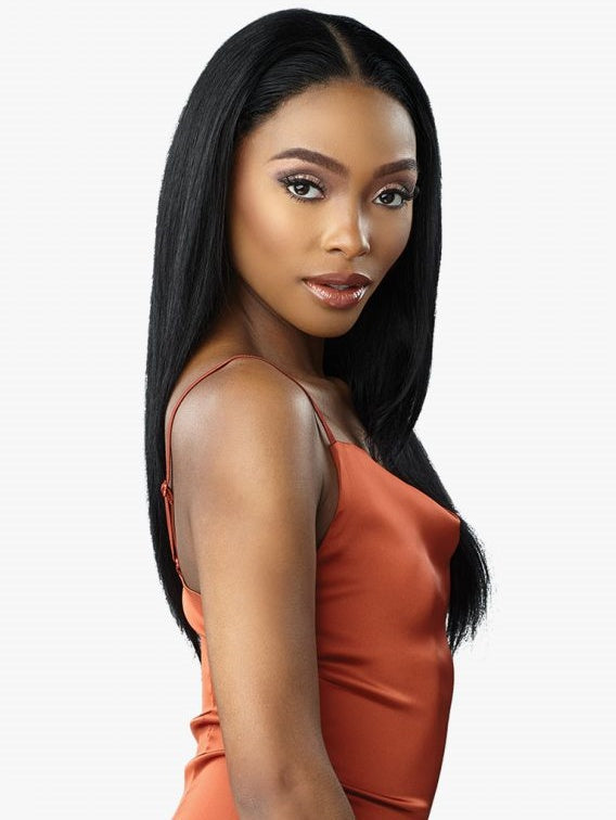 SENSATIONNEL 100% VIRGIN HUMAN HAIR 15A 13X4 FRONTAL HD LACE WIG STRAIGHT 22"