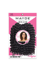 MAYDE BEAUTY SYNTHETIC CURLY POP CROCHET BRAID 2X WATER POP