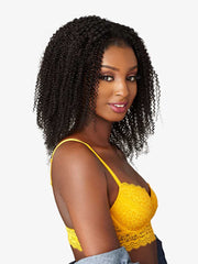 SENSATIONNEL HUMAN HAIR CURLS KINKS & CO TEXTURED CLIP IN EXTENSION  HH 3C CLIQUE 9PCS