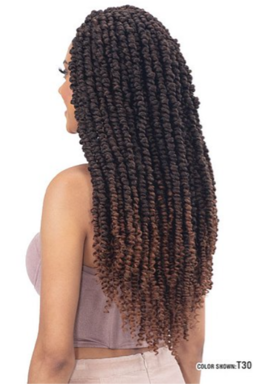 MAYDE BEAUTY CROCHET BRAID 3X PASSION POP 18"