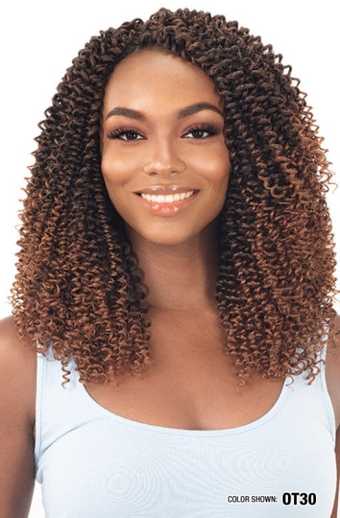 FREETRESS SYNTHETIC CROCHET BRAID 3X URBAN TWIRL CURL 10"