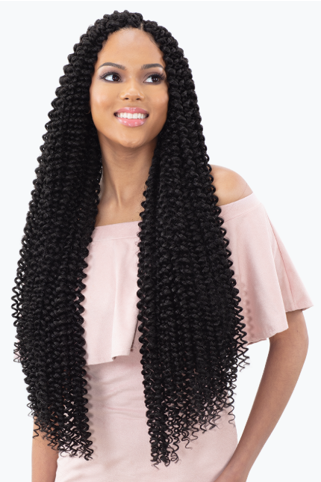 MAYDE BEAUTY SYNTHETIC CROCHET BRAID 3X WATER CURL 20"