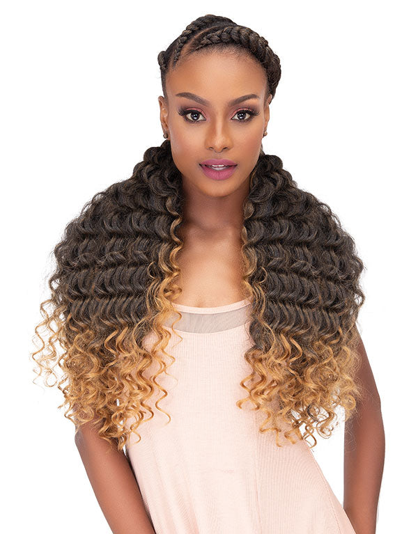 JANET COLLECTION PRE-STRETCHED BRAIDING HAIR 5X EZ TEX OCEAN WAVE 24"