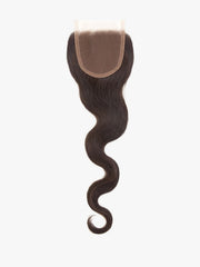 SENSATIONNEL BARE & NATURAL 7A BODY WAVE 4X4 CLOSURE