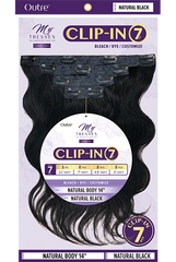 OUTRE MYTRESSES PURPLE LABEL 100% UNPROCESSED HUMAN HAIR CLIP IN 7PCS NATURAL BODY