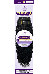 OUTRE MYTRESSES PURPLE LABEL 100% UNPROCESSED HUMAN HAIR CLIP IN 7PCS PASSION WAVE 14"