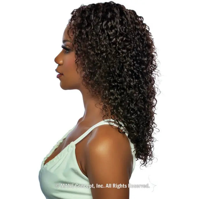 MANE CONCEPT TRILL 100% HUMAN HAIR 9X6 PRE-CUT GLUELESS 06 SPANISH WAVE 18"