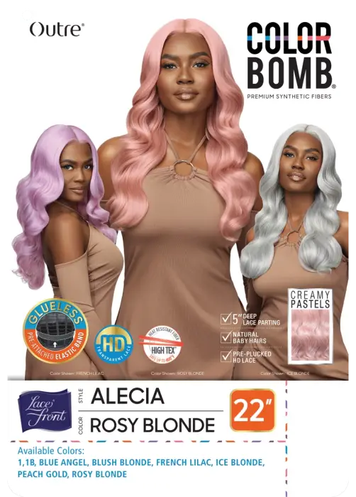 OUTRE COLOR BOMB HD LACE FRONT WIG ALECIA