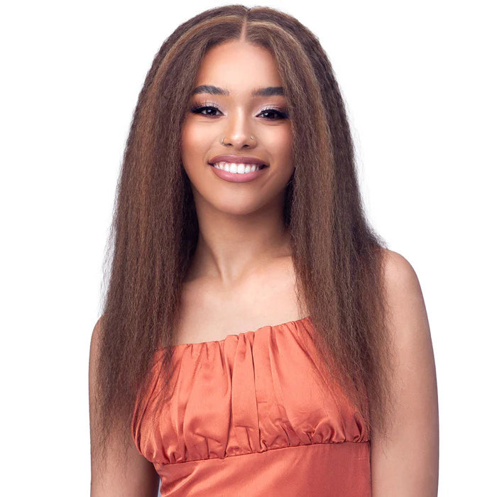 BOBBI BOSS 100% UNPROCESSED HUMAN HAIR HD LACE FRONT WIG MHLF581 ANGE 24