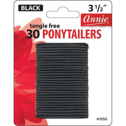 ANNIE 30 PONYTAILERS 3 1/2" #BLACK
