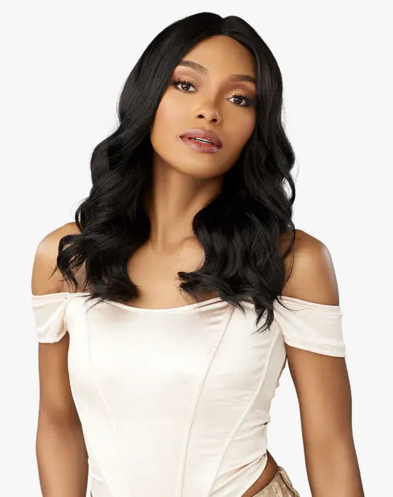 SENSATIONNEL SYNTHETIC GLAMZY HD LACE PARTING WIG ARIA