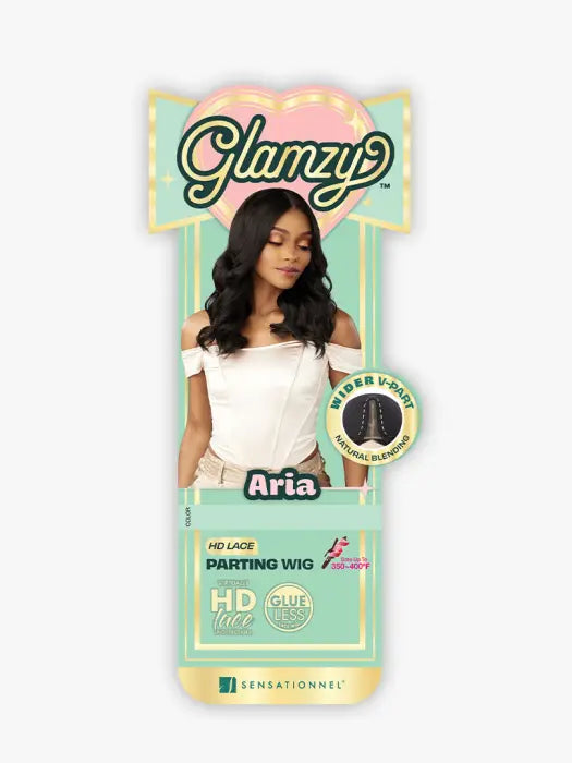 SENSATIONNEL SYNTHETIC GLAMZY HD LACE PARTING WIG ARIA