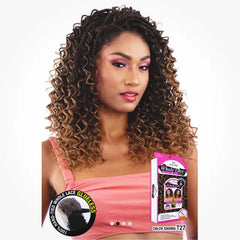Mayde Beauty Synthetic HD Whole Lace Crochet Braided Wig - Aruba Boho Braid 18"