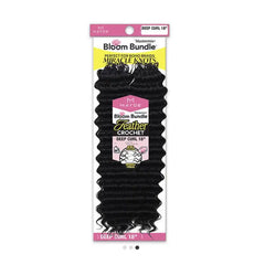 Mayde Beauty Synthetic Bloom Bundle Feather Crochet - Deep Curl 18"