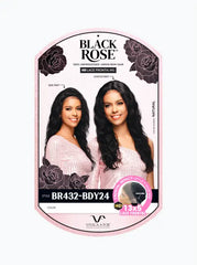 Vivica A Fox 100 % Unprocessed Virgin Remi Hair HD 13x5 Lace Frontal Wig Black Rose - Body Wave 24"