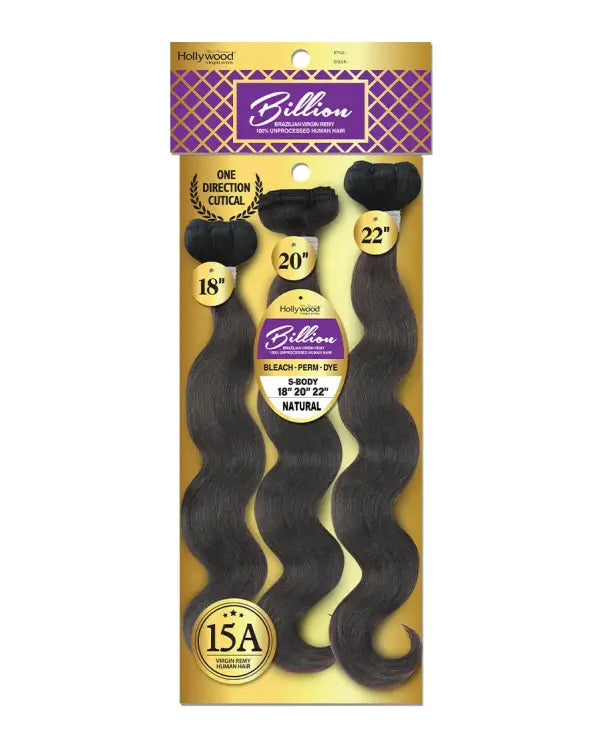 ZURY HOLLYWOOD BILLION BRAZILIAN VIRGIN REMY UNPROCESSED HUMAN HAIR  MULTI S-BODY