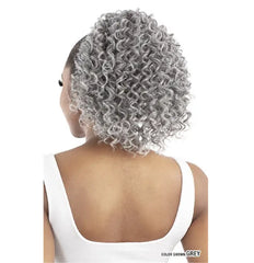 MAYDE BEAUTY MOCHA DRAWSTRING PONYTAIL BLUSH CURL 12"