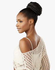 SENSATIONNEL LULU BUN WITH NATURAL TEXTURES BRAIDED BUN UNIT 1