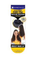 Shake n go Organique Secret Pocket Pony Pro - Breezy wave 24"