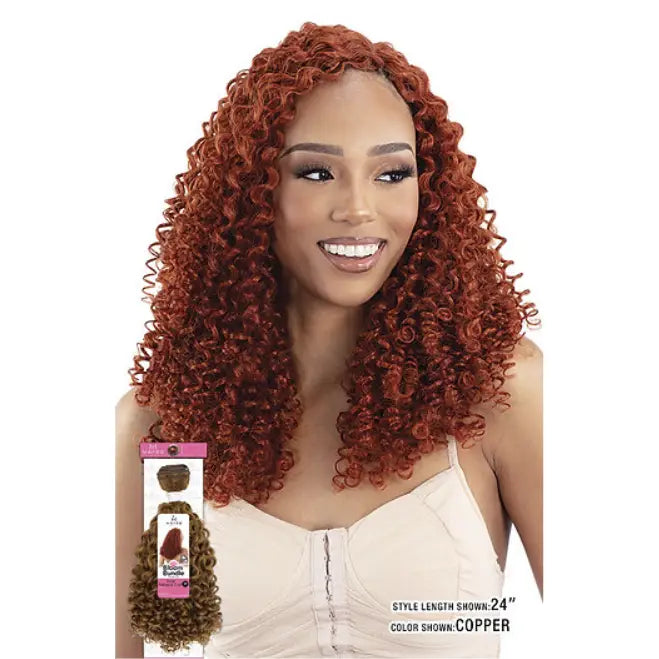 Mayde Beauty Synthetic Weave Bloom Bundle - Luxe Burmese Curl 24"