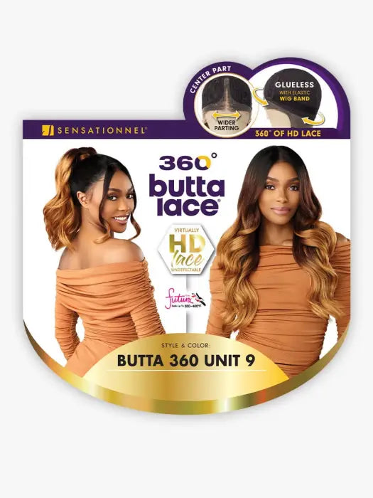 SENSATIONNEL HD LACE FRONT WIG BUTTA 360 LACE WIG UNIT 9