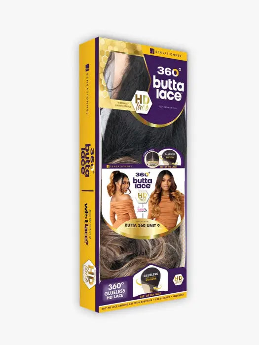 SENSATIONNEL HD LACE FRONT WIG BUTTA 360 LACE WIG UNIT 9