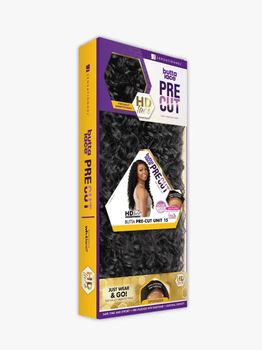 SENSATIONNEL GLUELESS LACE WIG BUTTA LACE PRE-CUT UNIT 15