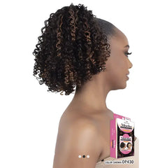 Mayde Beauty Mocha Synthetic Drawstring Ponytail - Chic Burmese 10"