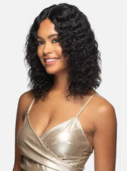 VIVICA A FOX 100% BRAZILIAN NATURAL REMI HUMAN HAIR WET & WAVY LACE PART WIG COOL