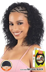 MODEL MODEL BRAZILIAN NATURAL 100% HUMAN HAIR NUDE PREMIUM HALF WIG DEEP CURL 16"