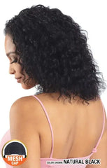MODEL MODEL BRAZILIAN NATURAL 100% HUMAN HAIR NUDE PREMIUM HALF WIG DEEP CURL 16"