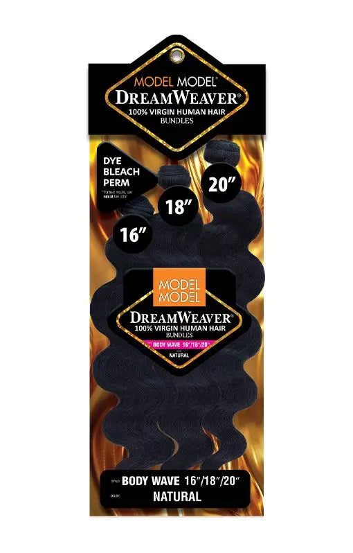 MODEL MODEL DREAM WEAVER 100% VIRGIN HUMAN HAIR BUNDLES BODY WAVE