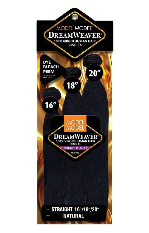 MODEL MODEL DREAM WEAVER 100% VIRGIN HUMAN HAIR BUNDLES STRAIGHT