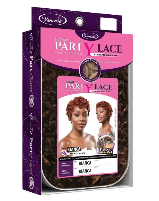 VANESSA PARTY LACE Y SHPAED WIDER LACE PART WIG DJ BIANCA