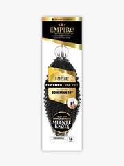 Sensationnel 100% Human Hair Crochet Braids Empire Feather Crochet - Bohemian 14"