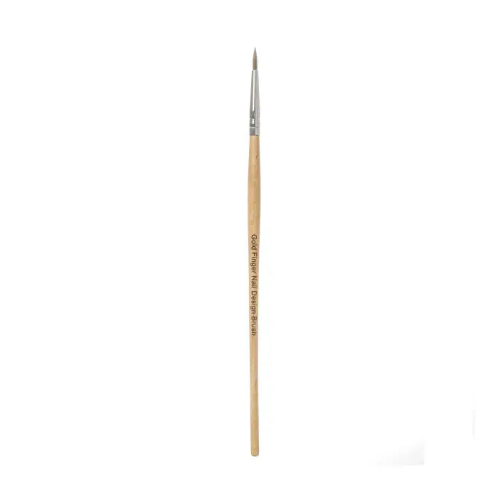 Gold Finger Nail Design Brush - #GDBR