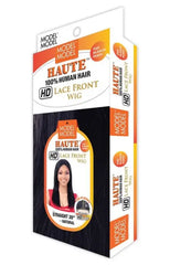 Model Model Haute 100% Natual Virgin Human Hair HD Lace Front Wig - Straight 20"