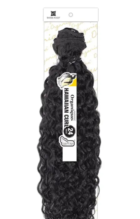 SHAKE N GO ORGANIQUE MASTERMIX SYNTHETIC WEAVE HAWAIIAN CURL 24