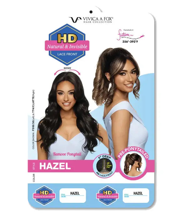 VIVICA A FOX PRE-PONYTAILED HD NATURAL & INVISIBLE LACE FRONT WIG HAZEL