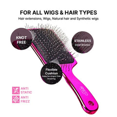 Red By Kiss Anti-Static & Anti-Frizz Square Wig Brush